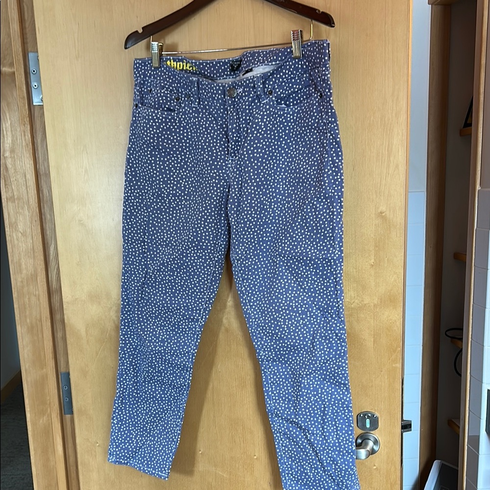 Blue Polka Dot Jeans